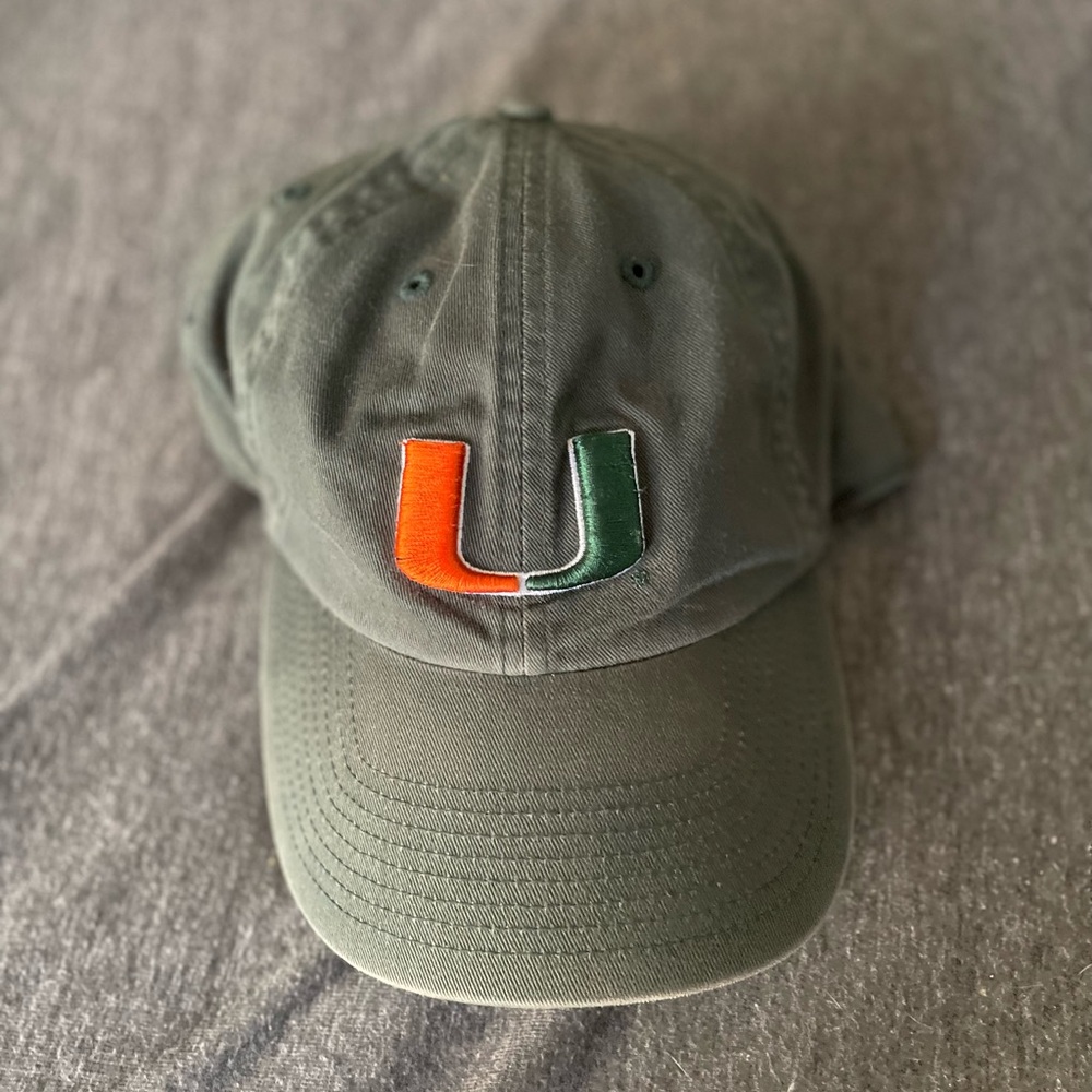 University of Miami Fitted Hat